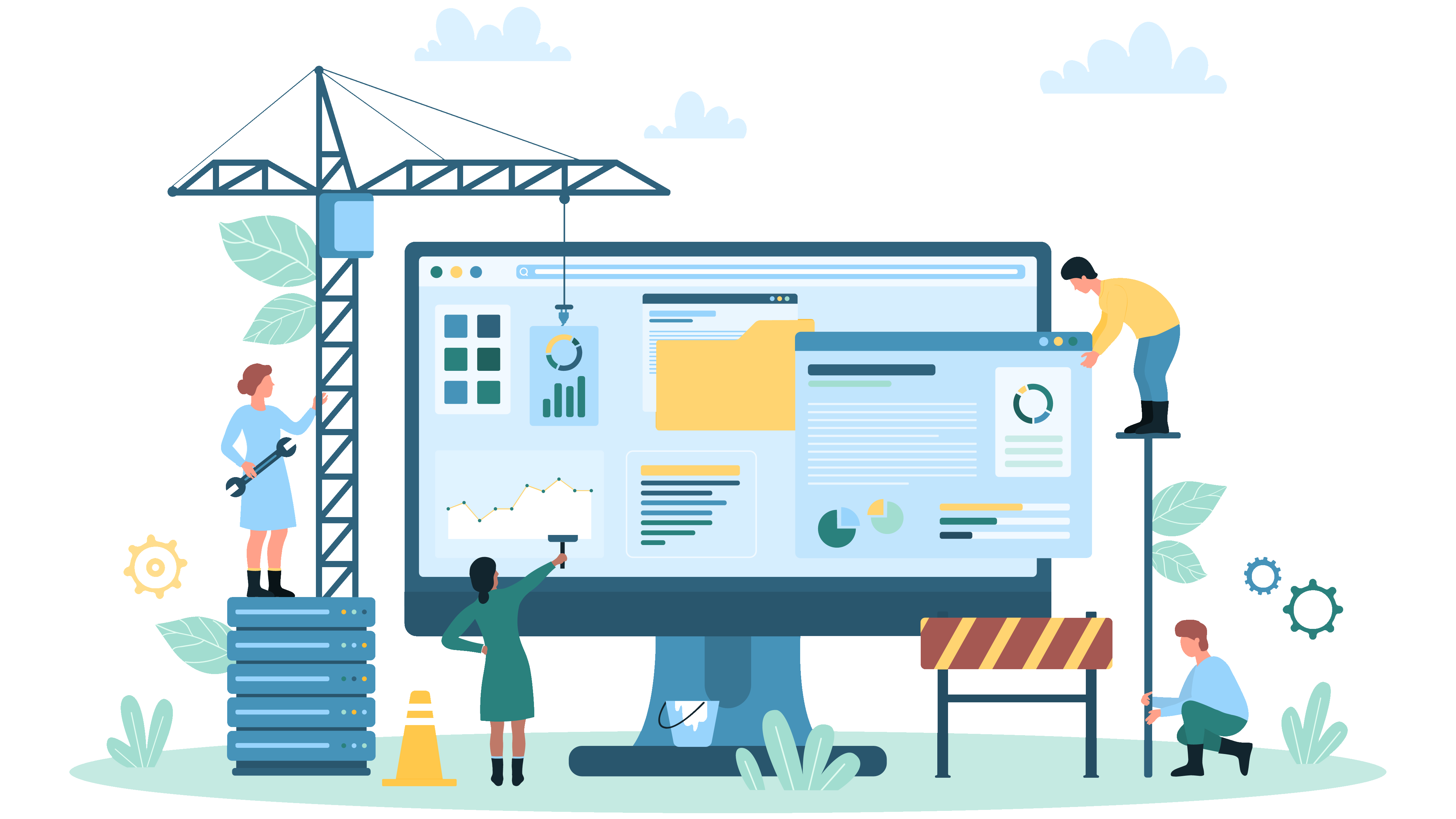Web Development Illustration